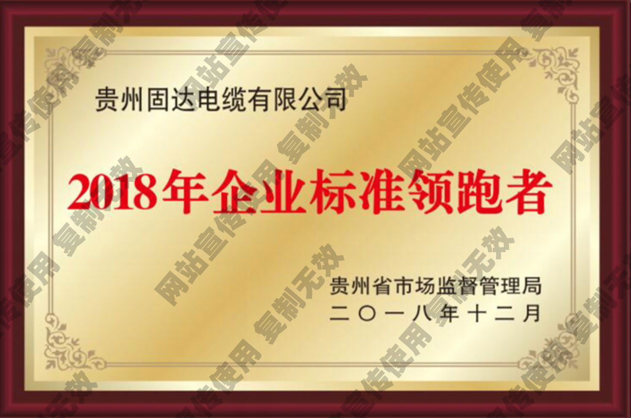 2018年企業標準領跑者